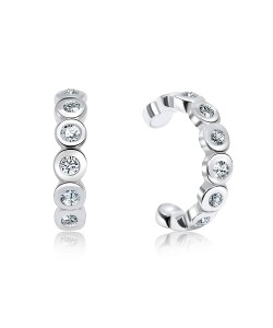 8mm CZ Stones Ear Cuff EC-1146s